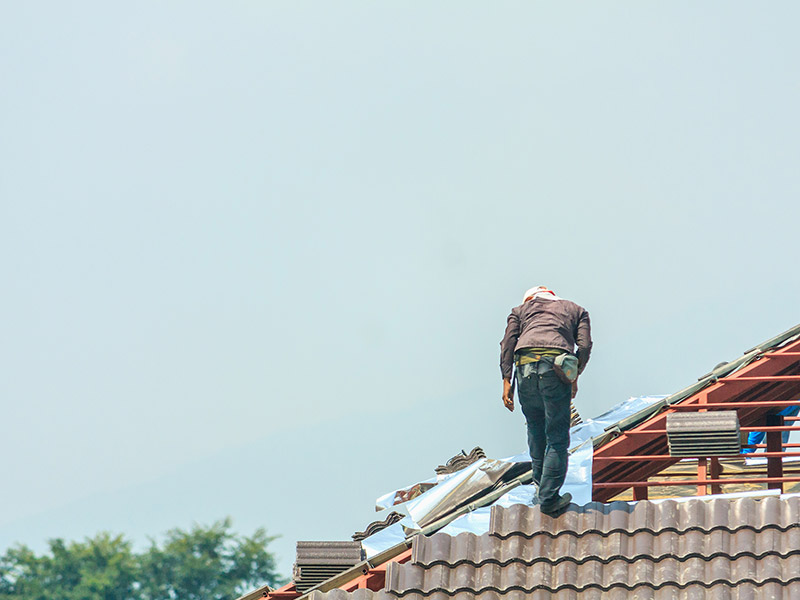 New asphalt shingle roof installation in Pacific Heights